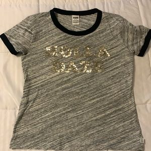 VS Pink Holla Daze top